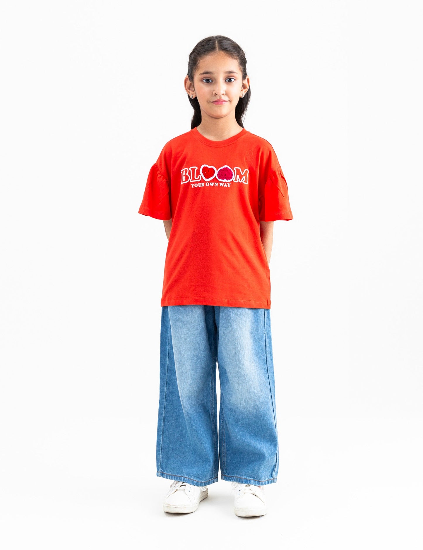 BLOOM YOUR OWN WAY PRINTED T-SHIRT