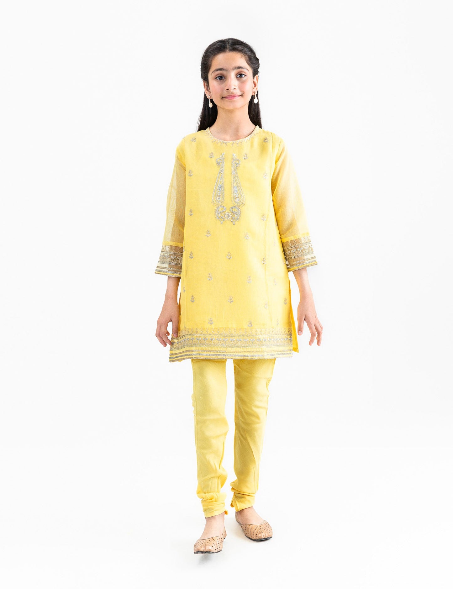 2 PIECE PAISLEY EMBROIDERED SUIT