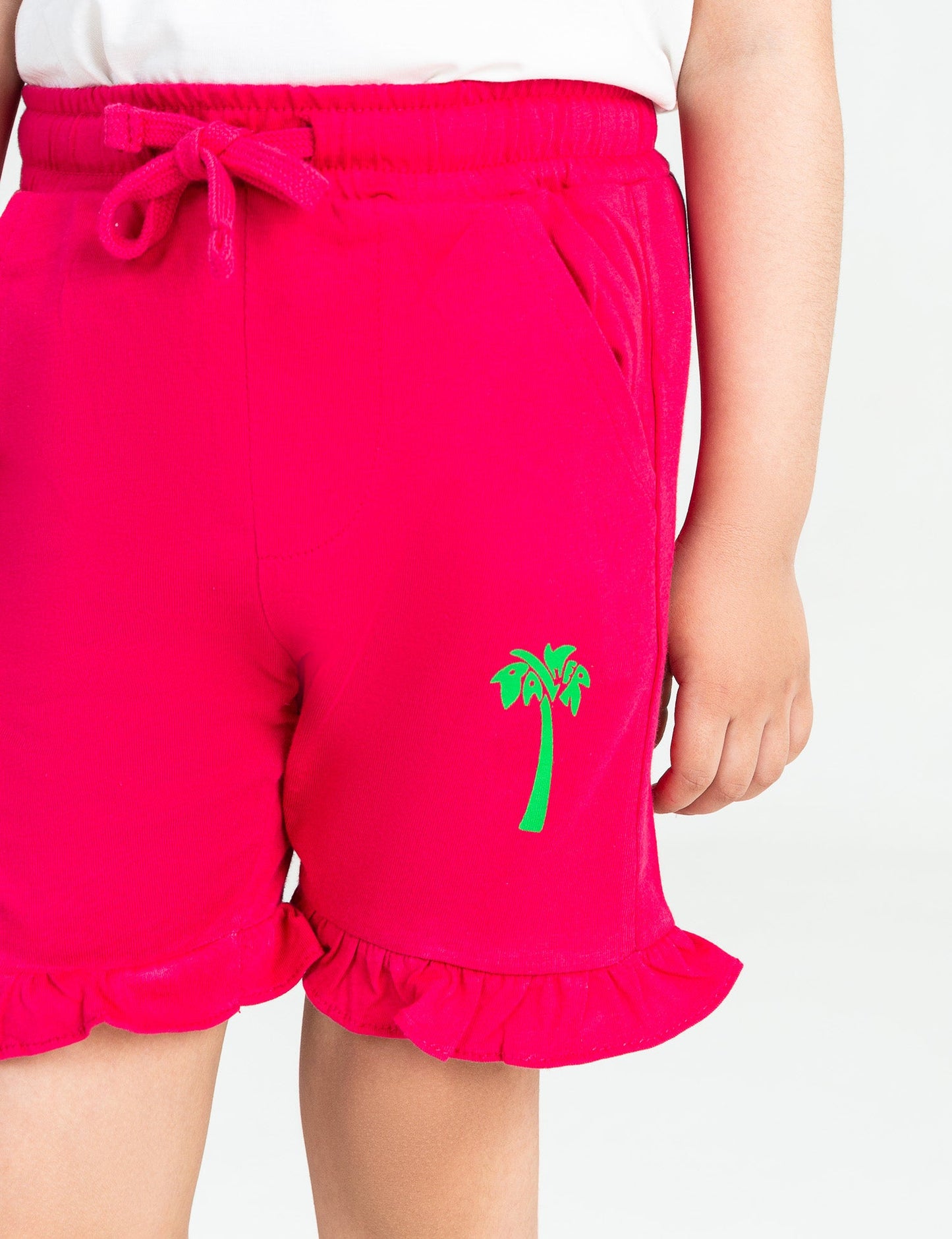 PALM TREE PRINTED SHORTS