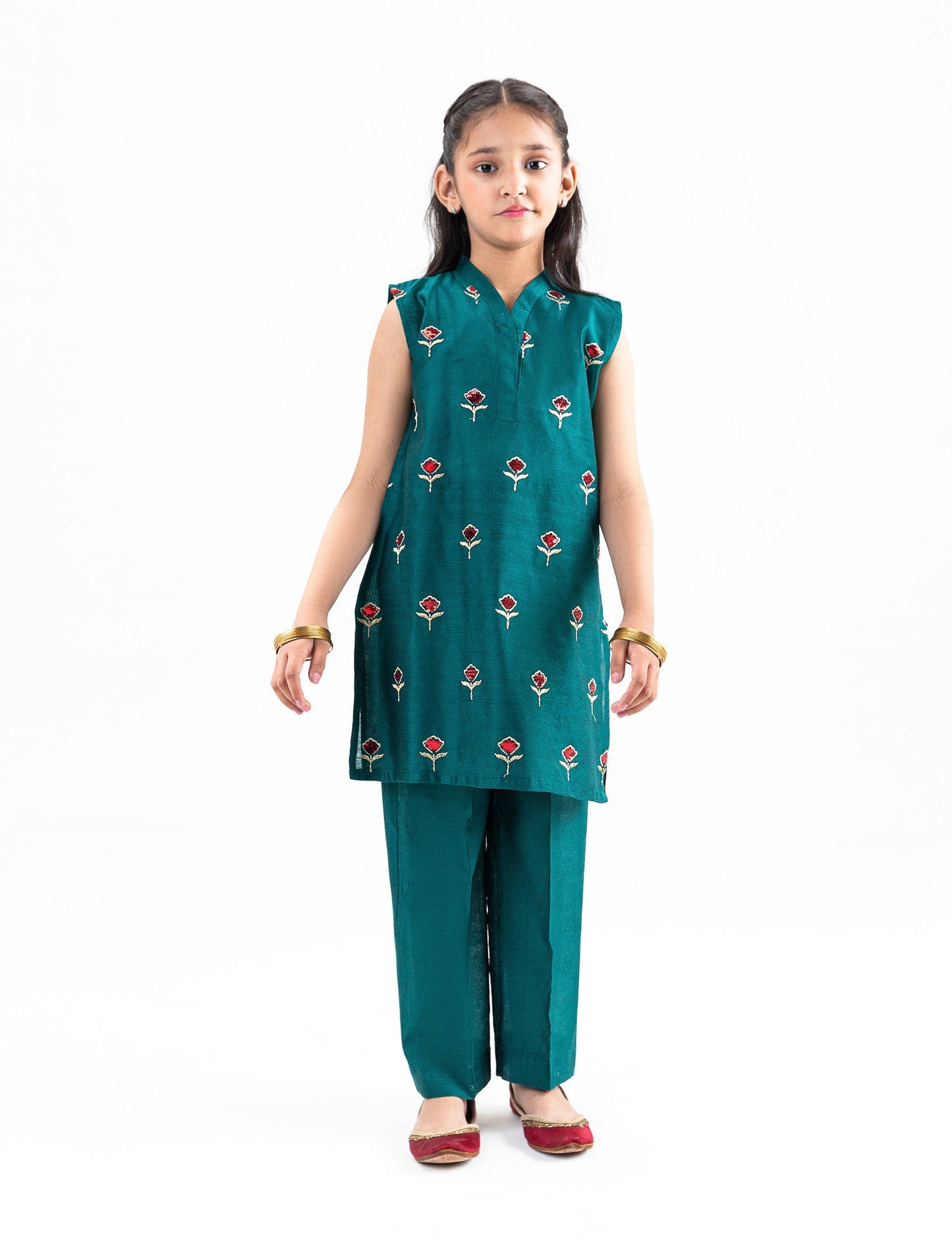 2 PIECE BOTIE EMBROIDERED SUIT