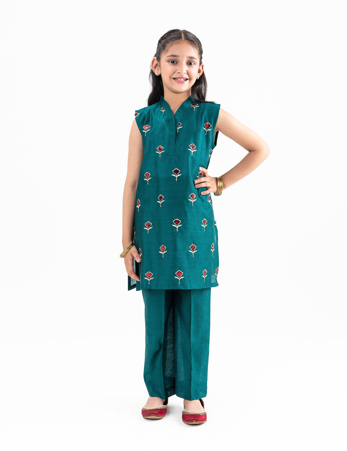 2 PIECE BOTIE EMBROIDERED SUIT