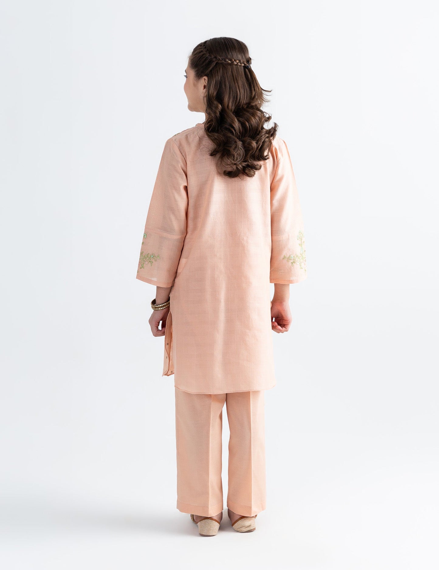 2 PIECE ALLOVER EMBROIDERED SUIT