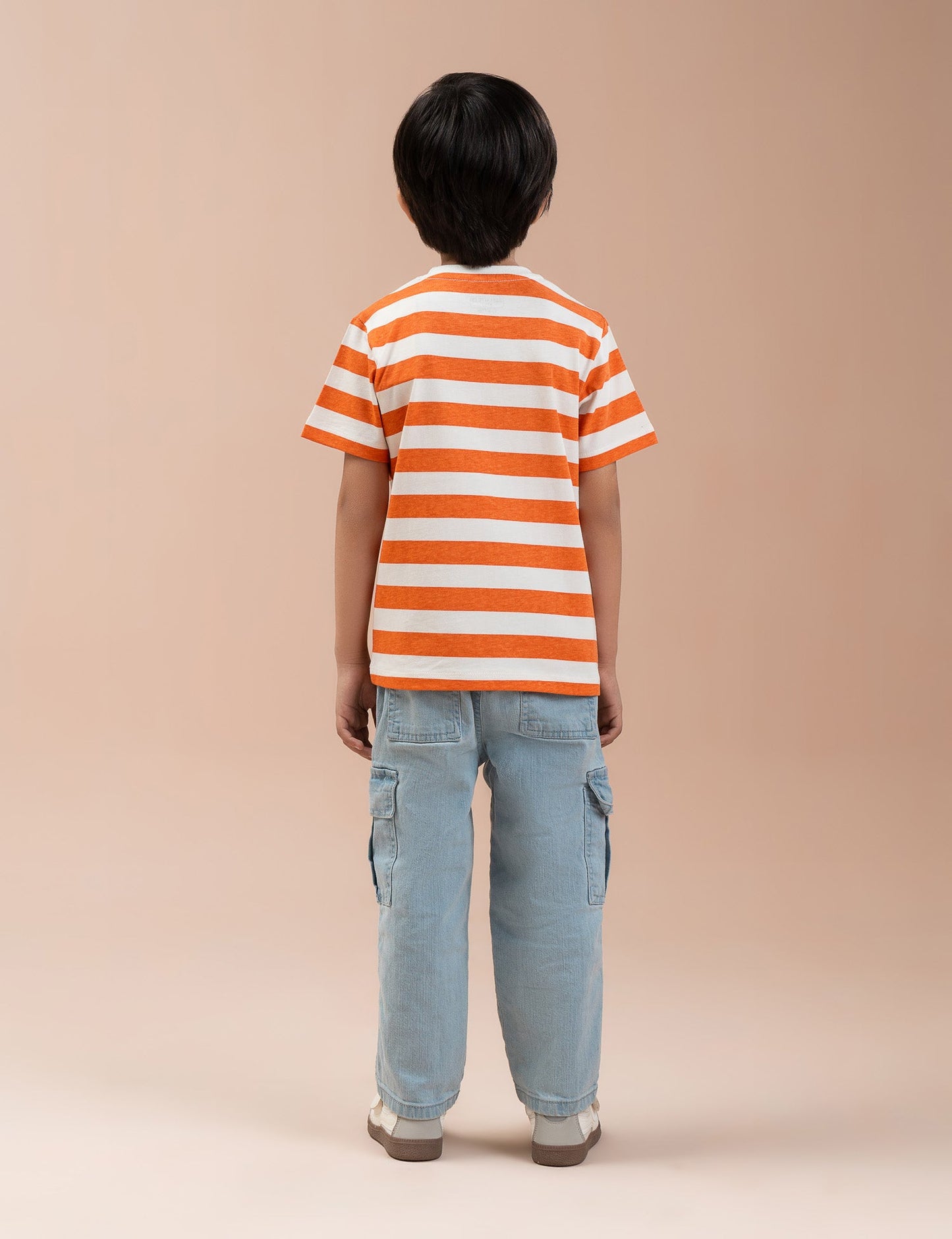 STRIPED GRAPHIC T-SHIRT