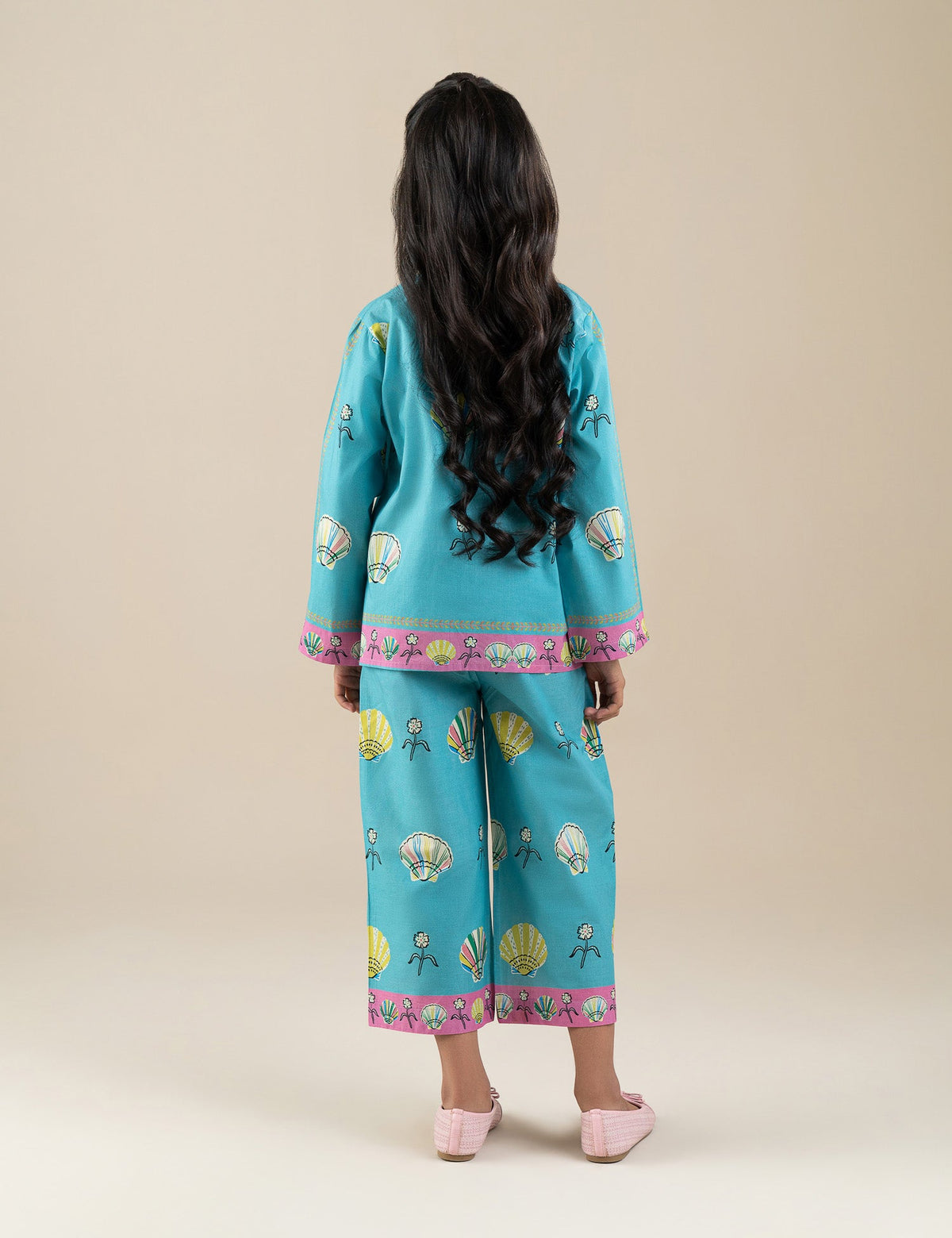 2 PIECE SHELL PRINTED SUIT