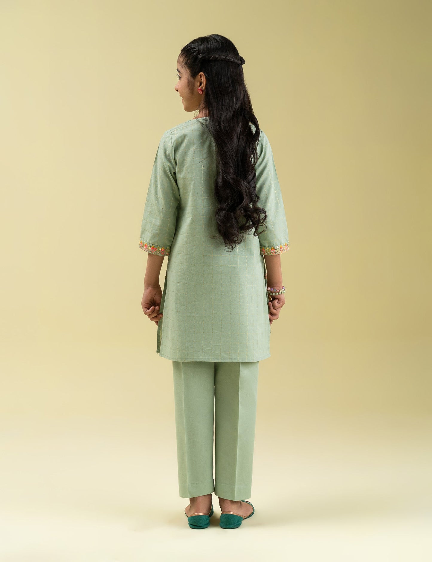 2 PIECE ETHNIC EMBROIDERED SUIT