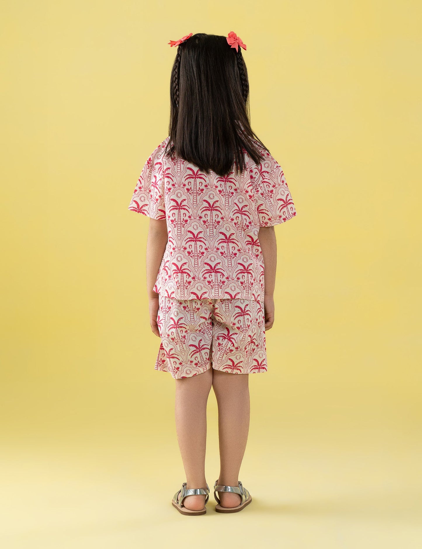 2 PIECE PALM TREE PRINTED SUIT