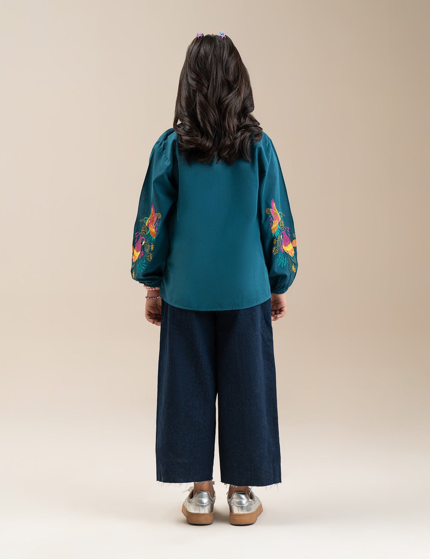 BIRD EMBROIDERED TOP