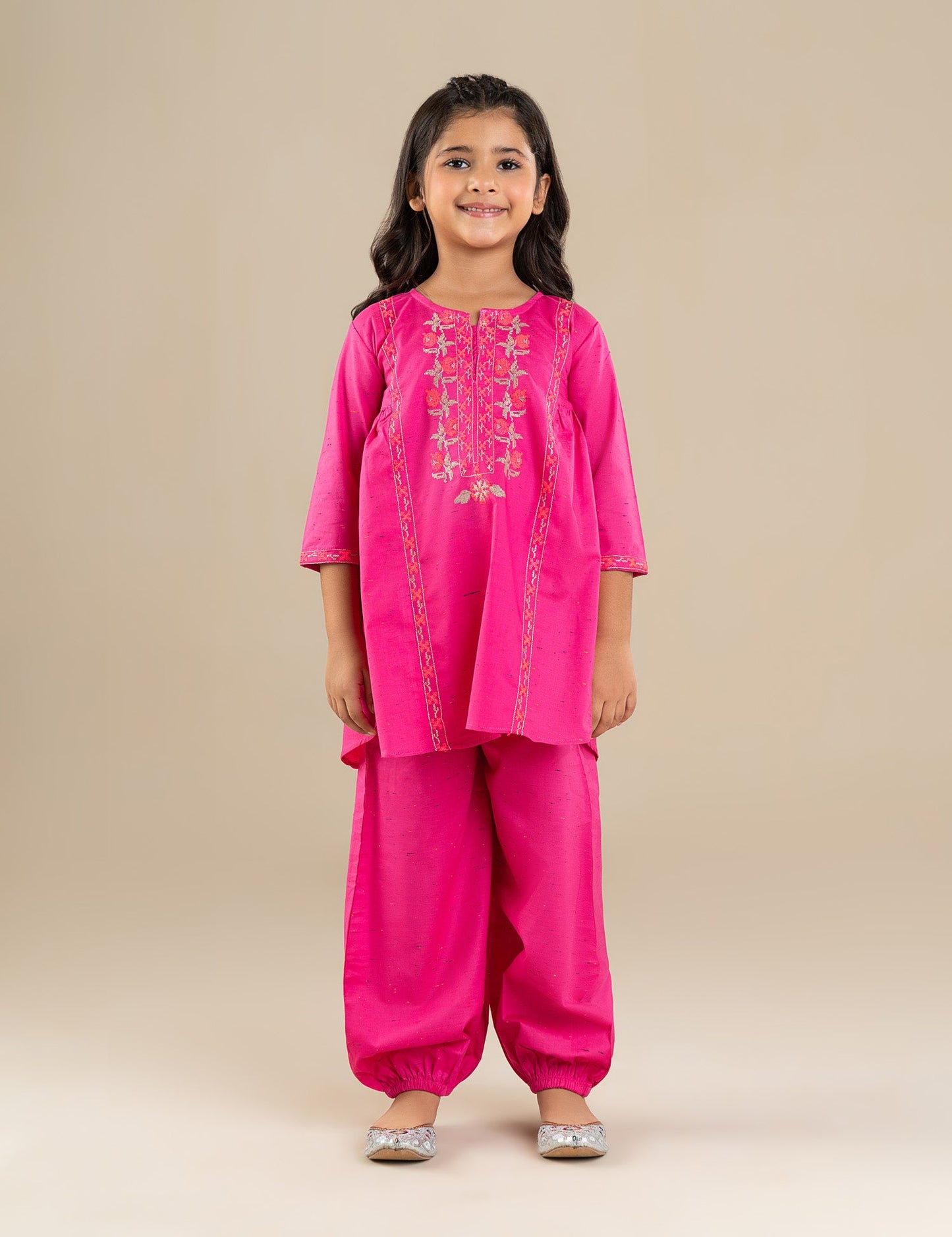 2 PIECE ETHNIC EMBROIDERED SUIT