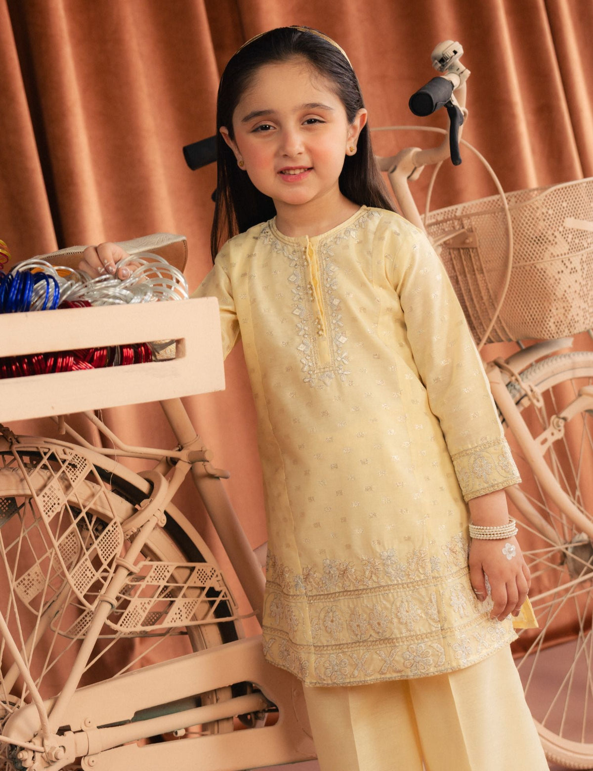2 PIECE TILLA EMBROIDERED SUIT