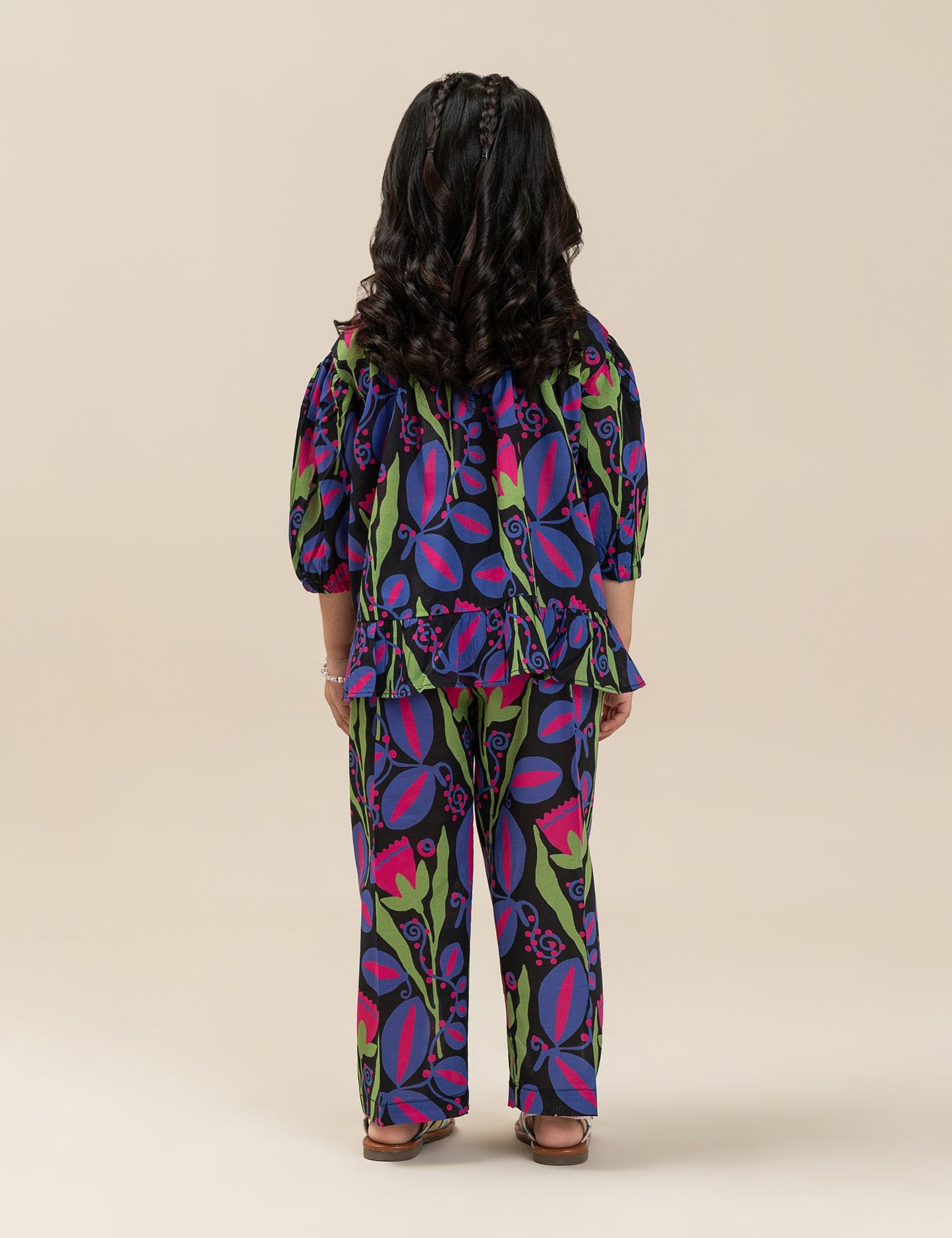 2 PIECE FLORAL PRINTED SUIT