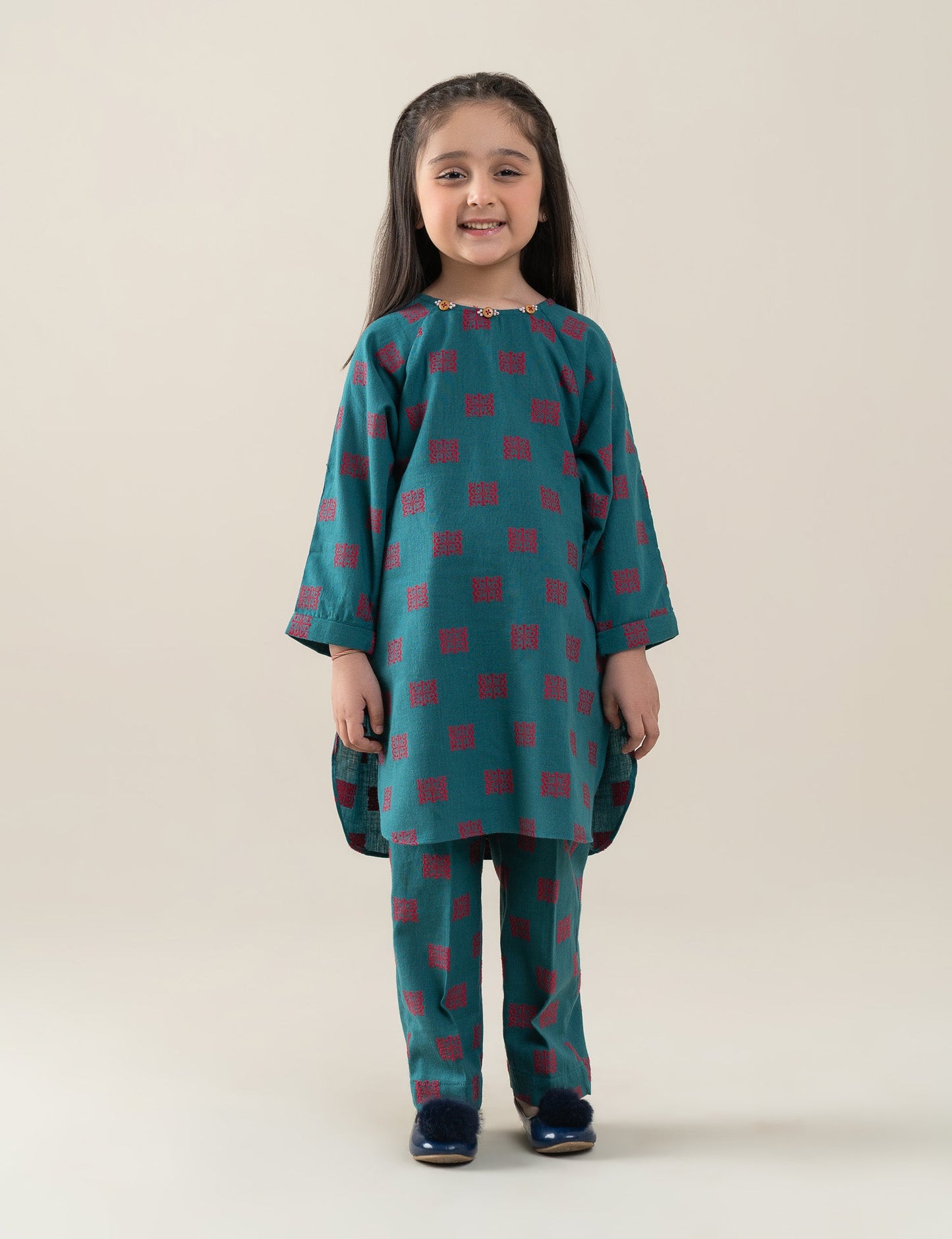2 PIECE STYLISED JACQUARD SUIT