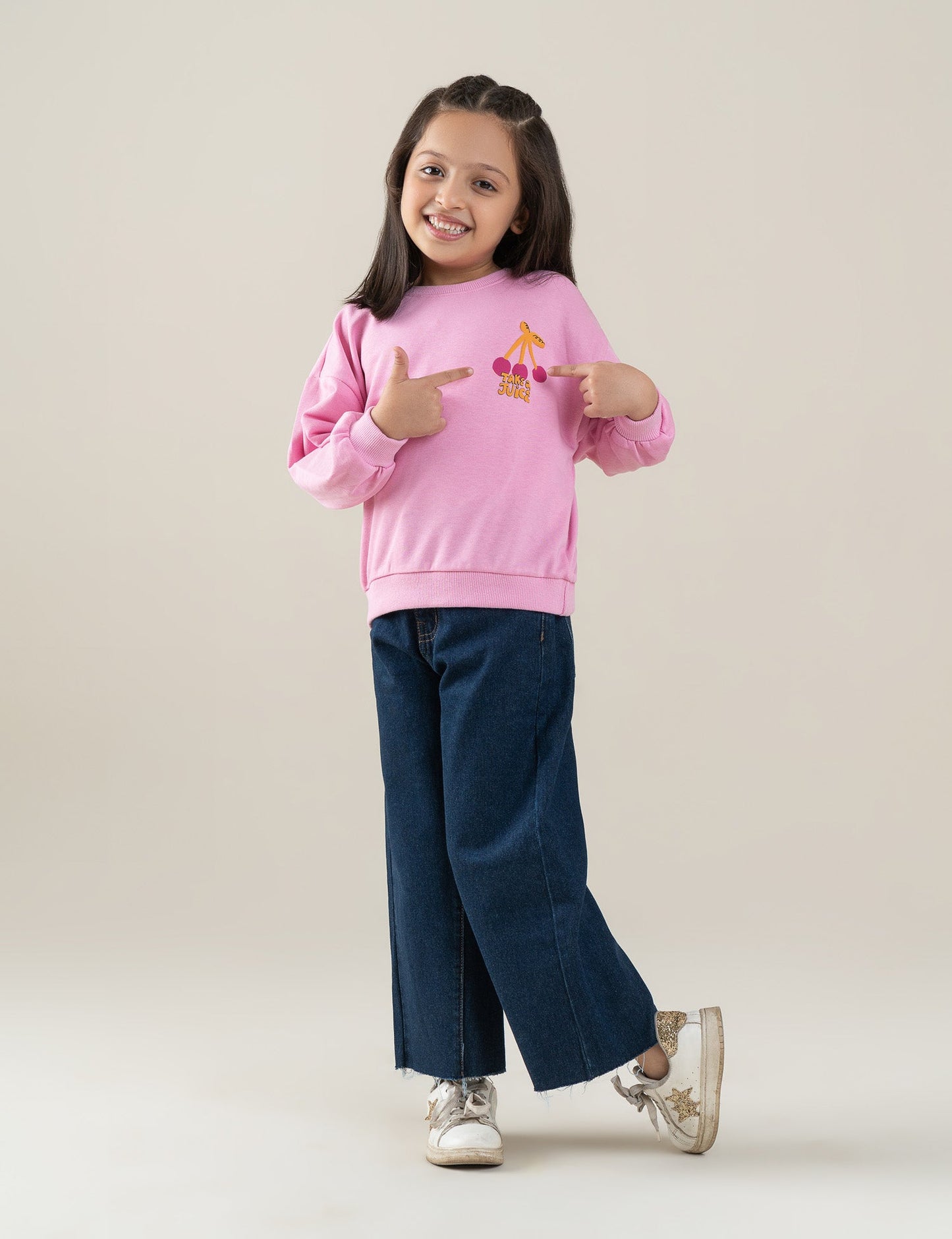 TAKE A JUICE PRINTED SWEATSHIRT