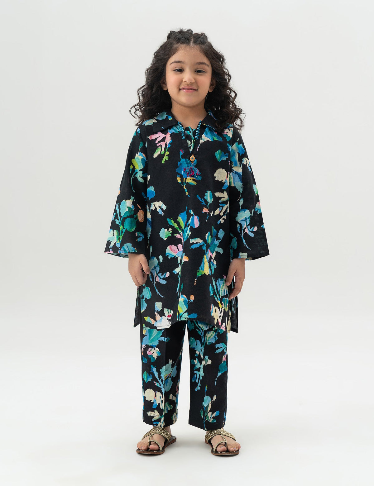 2 PIECE FLORAL PRINTED SUIT