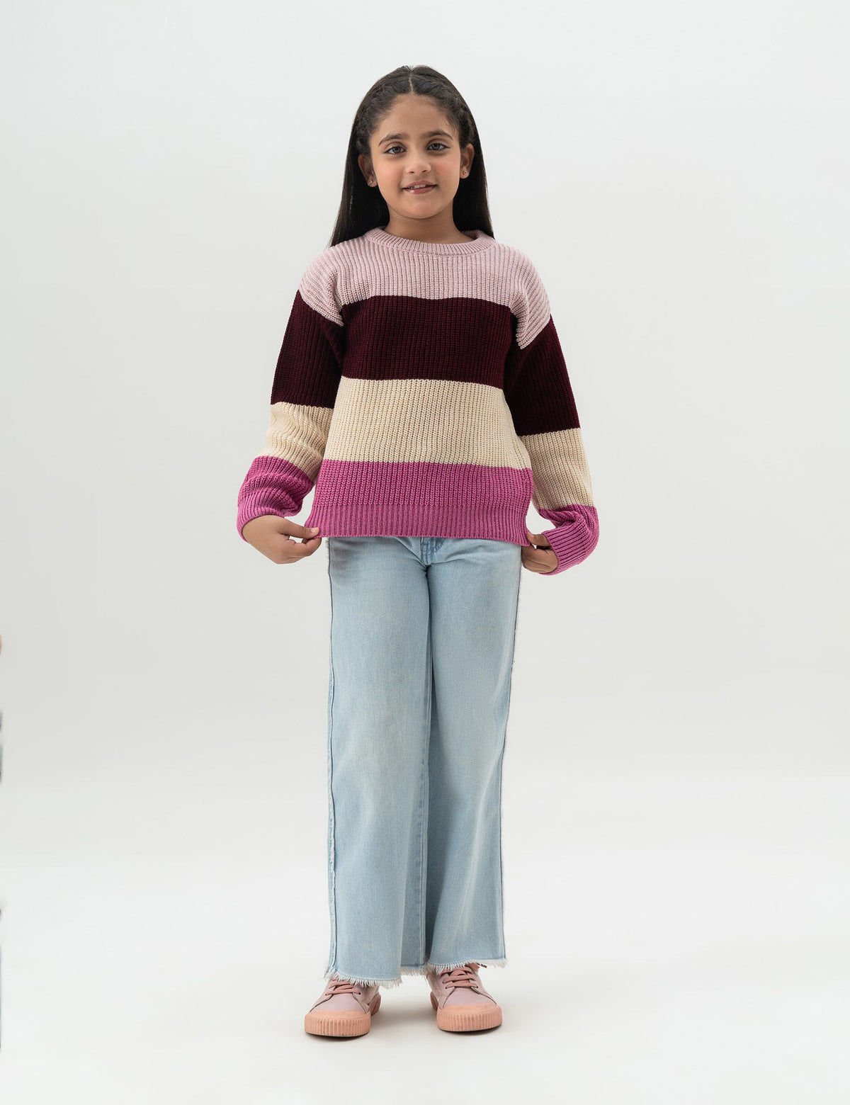 COLOR BLOCK SWEATER