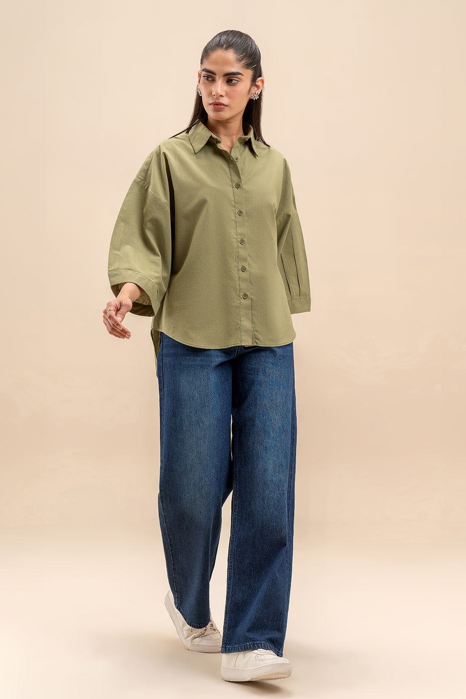 BUTTON-THROGH SHIRT