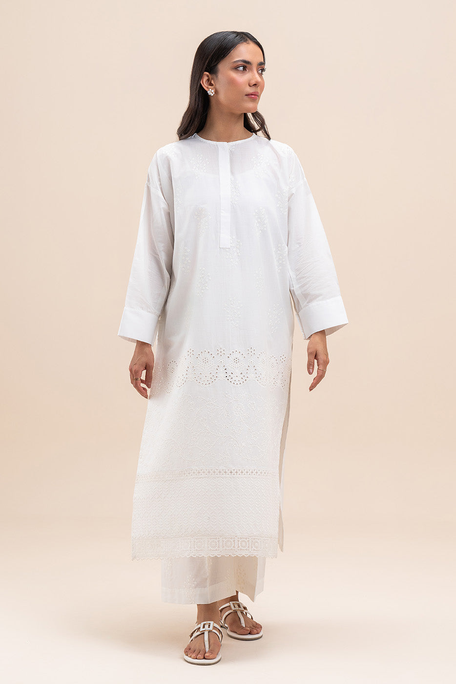 2 PIECE EMBROIDERED LAWN SUIT (PRET)