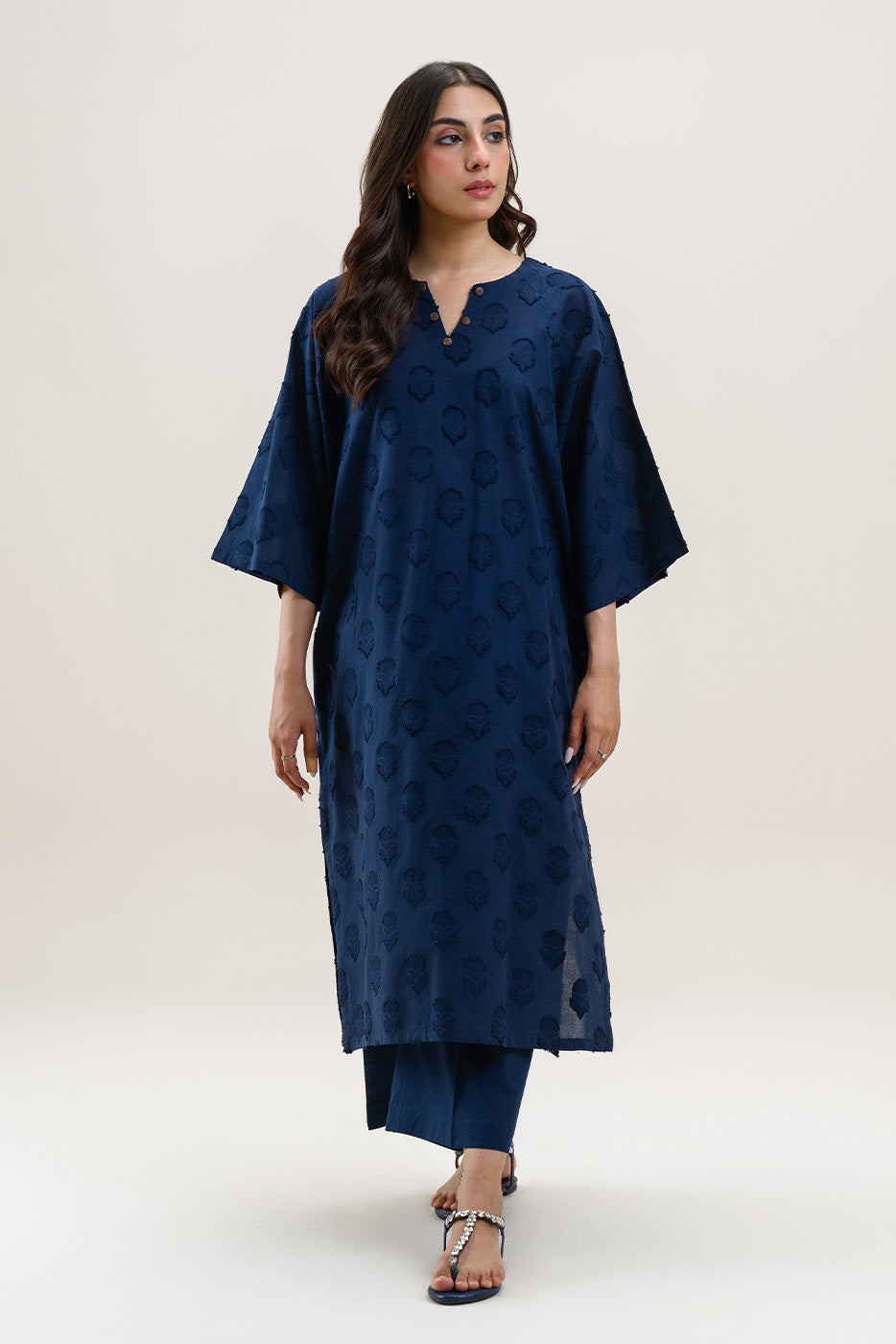 2 PIECE BASIC BROCHIA SHIRT+PANT (PRET)