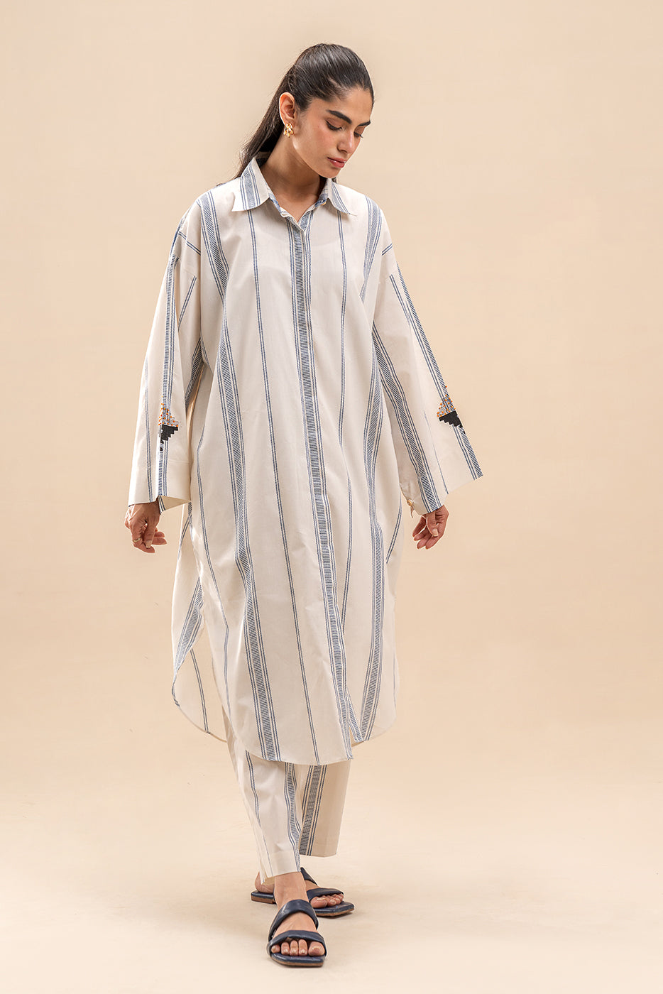 2 PIECE BASIC DOBBY SUIT (PRET)