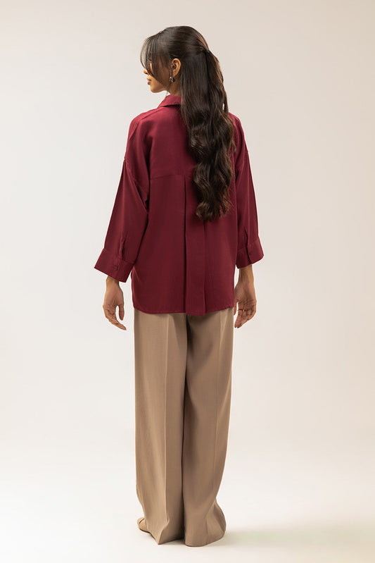 BUTTON-THROUGH ADJUSTABLE WAIST TOP