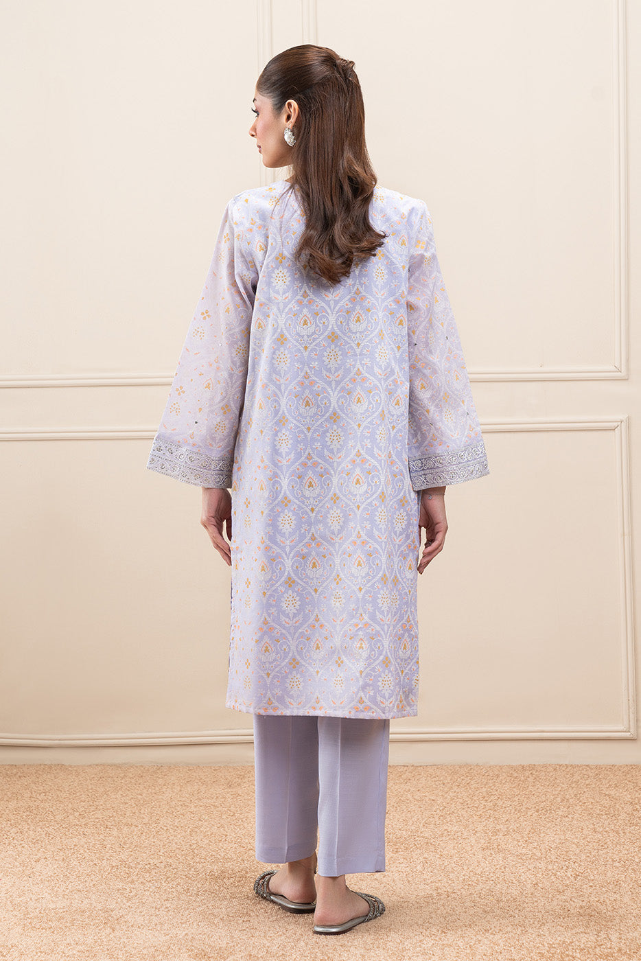 2 PIECE PRINTED PAPER COTTON SUIT (PRET)
