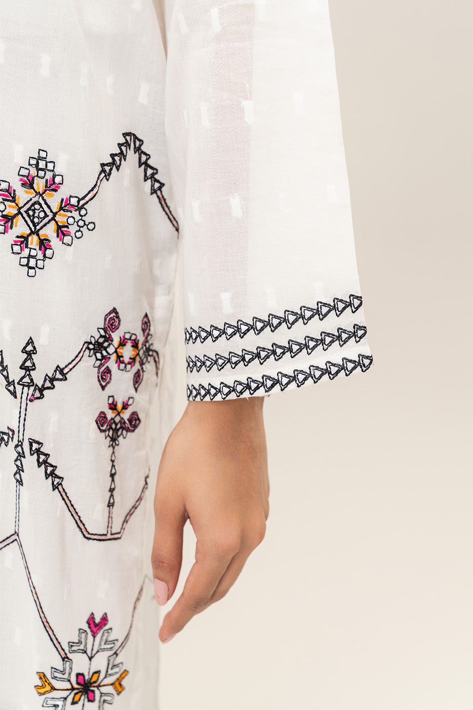 3 PIECE EMBROIDERED BROCHIA SUIT (PRET)