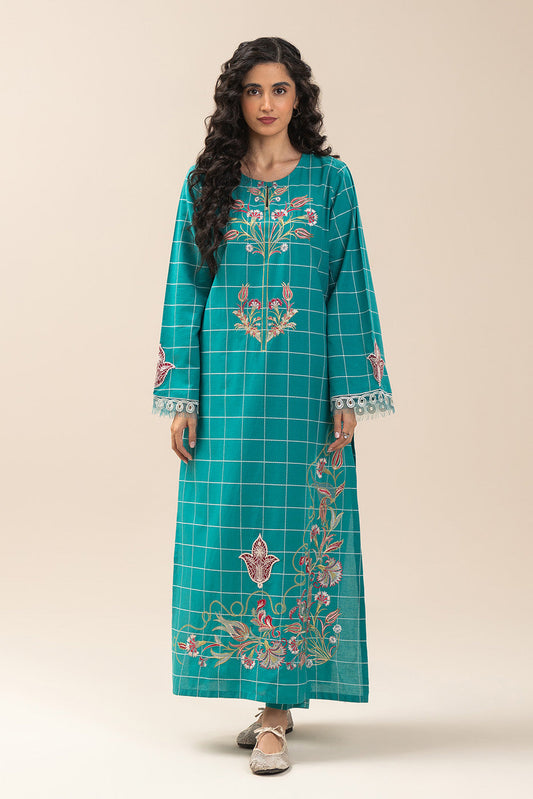 EMBROIDERED YARN DYED SHIRT (PRET)