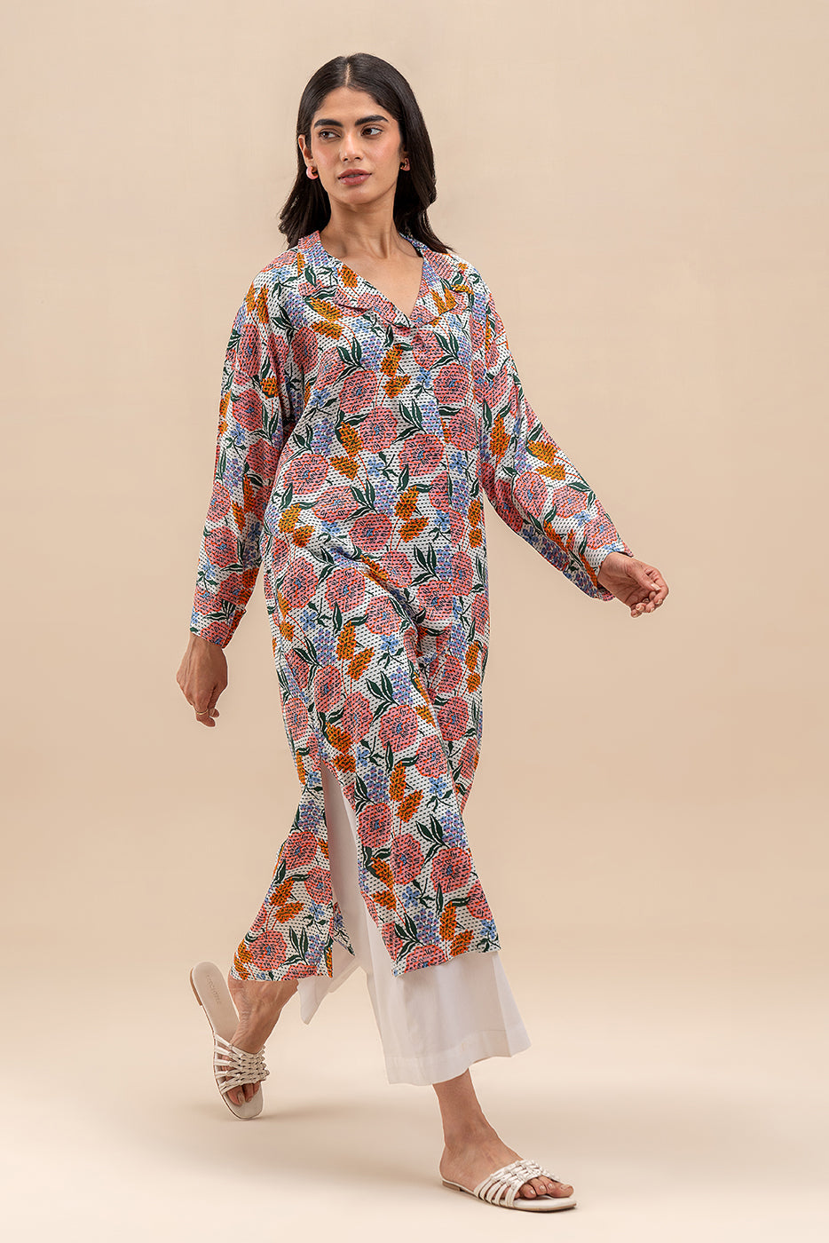 PRINTED VISCOSE SHIRT (PRET)