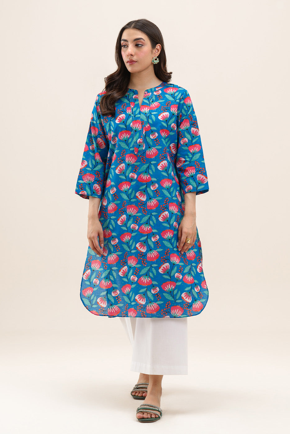 PRINTED LAWN SHIRT (PRET)