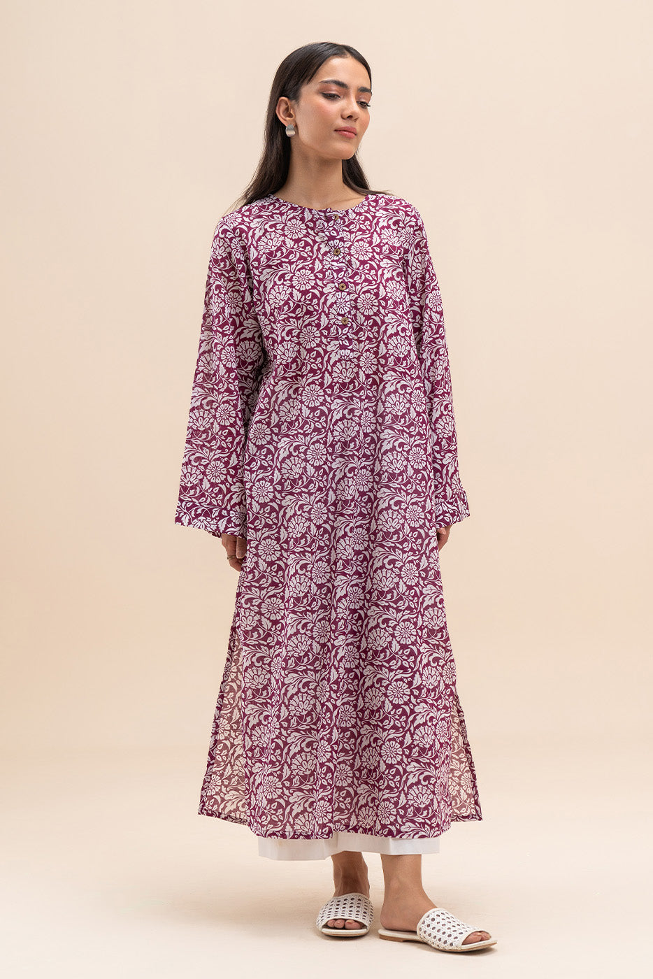 PRINTED LAWN SHIRT (PRET)