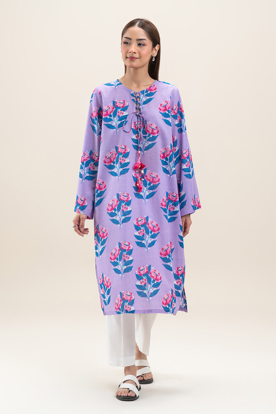 PRINTED LAWN SHIRT (PRET)