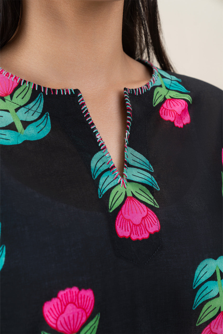 PRINTED LAWN SHIRT (PRET)