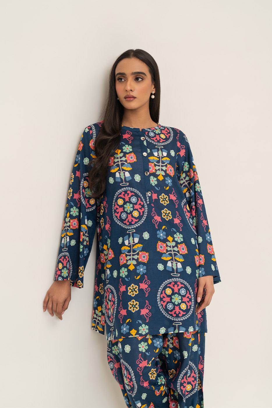 2 PIECE PRINTED LAWN SUIT (PRET)