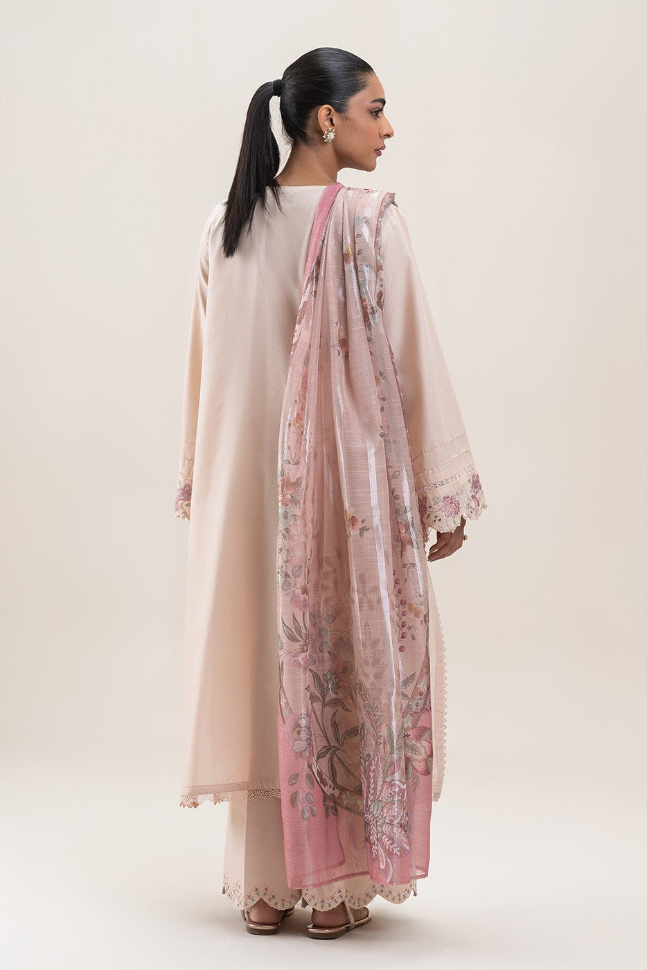 3 PIECE EMBROIDERED LAWN SUIT-SUNSET SPLENDOR (UNSTITCHED)