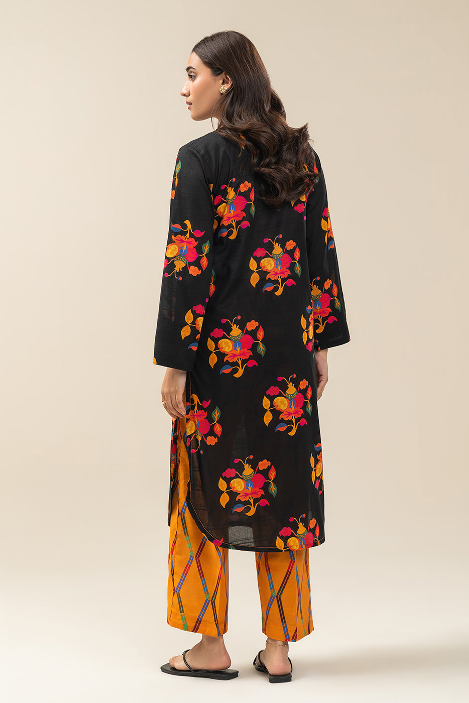 PRINTED DORIA LAWN SHIRT (PRET)