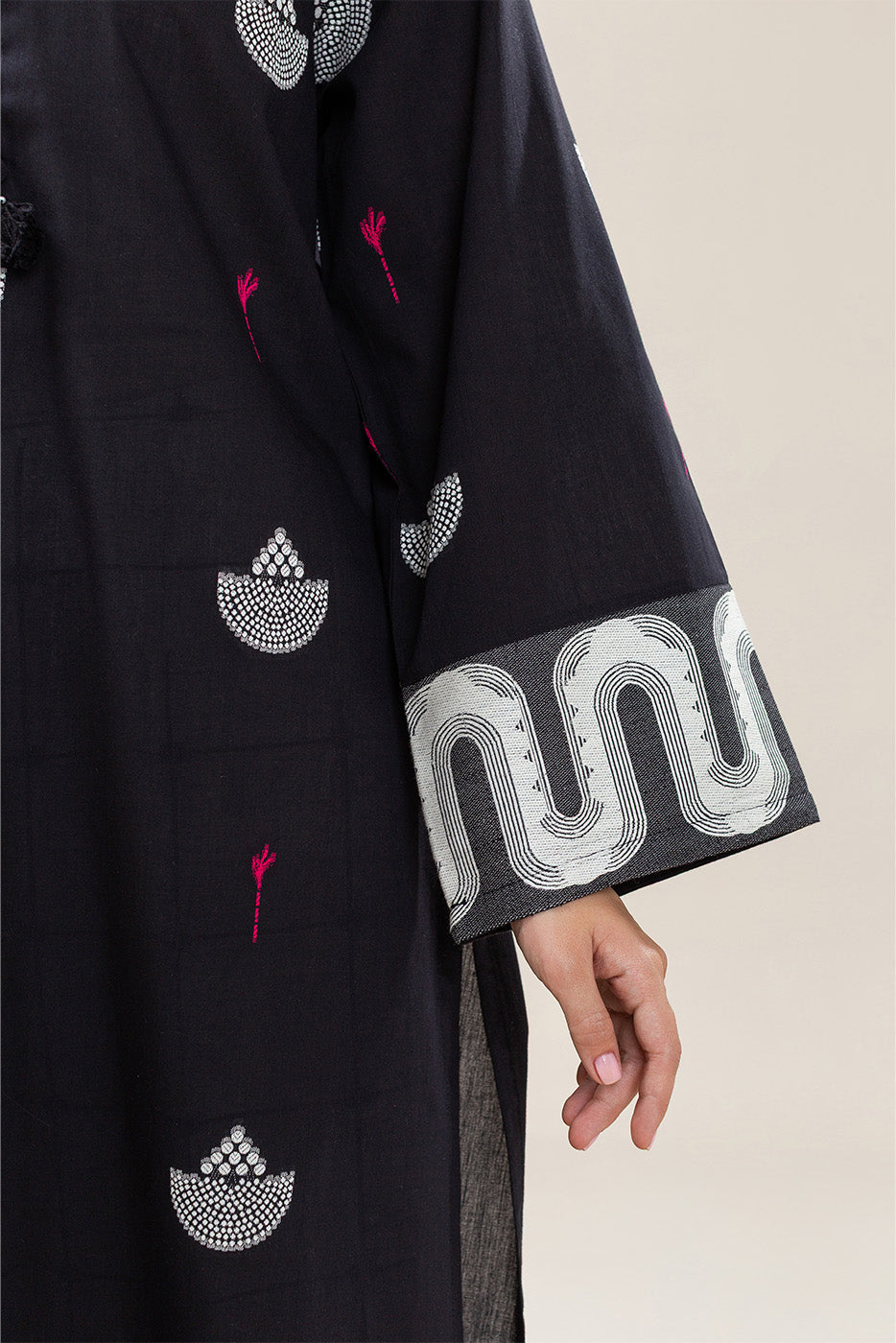 2 PIECE SOLID JACQUARD SUIT (PRET)