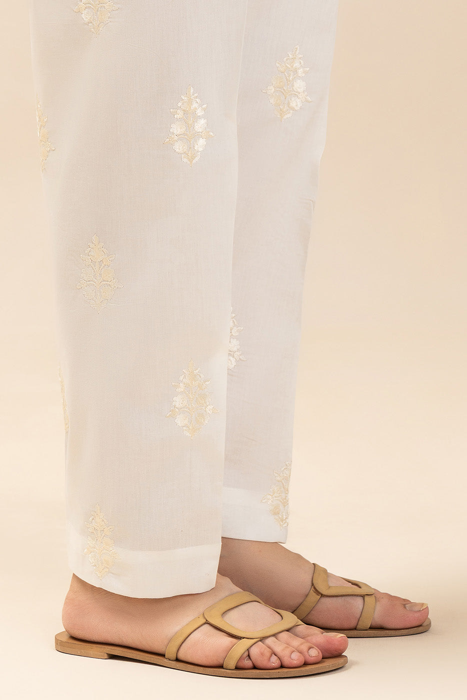EMBROIDERED PANTS