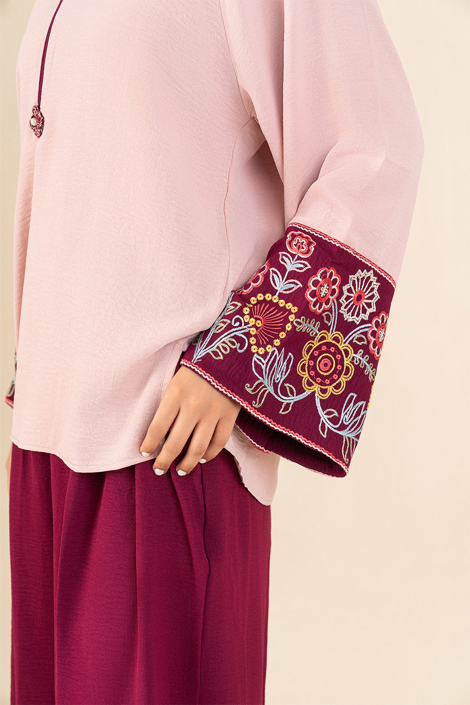 EMBROIDERED CO-ORD SET