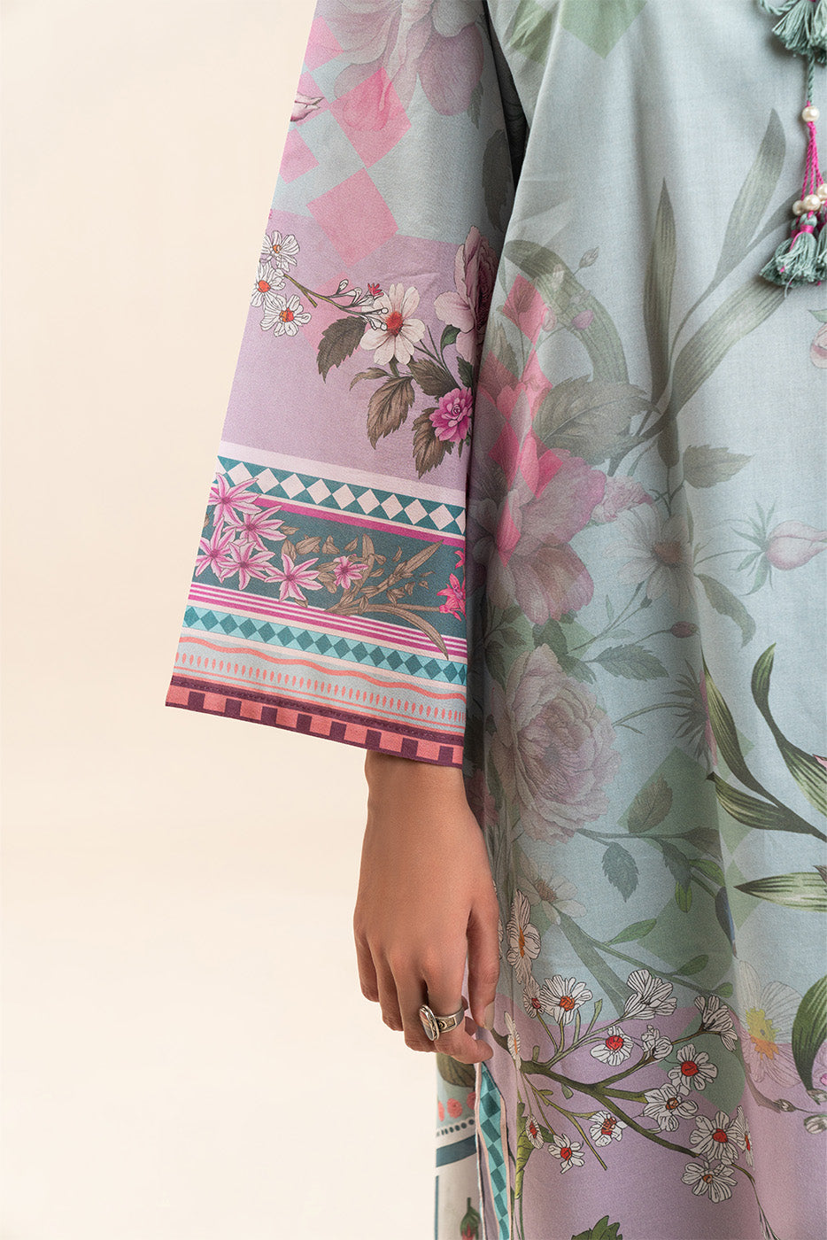 3 PIECE PRINT LAWN SUIT-FLORINA BREEZE (UNSTITCHED)