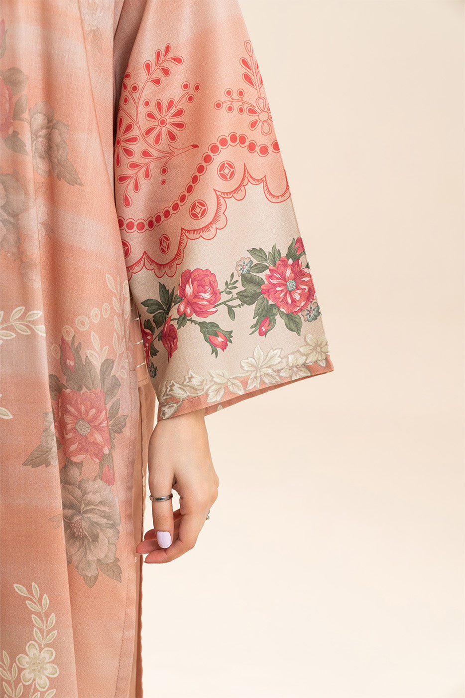 3 PIECE PRINTED LAWN SUIT-CANDY BLOSSOM (UNSTITCHED)