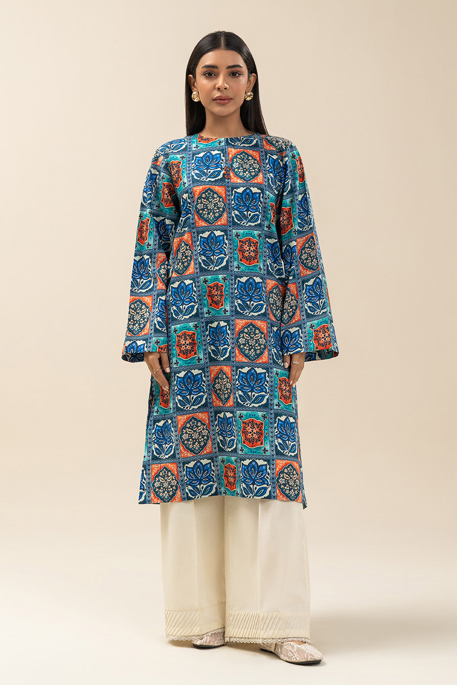 PRINTED CAMBRIC SHIRT (PRET)