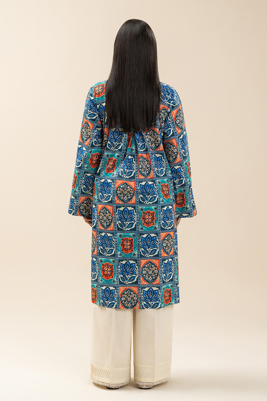 PRINTED CAMBRIC SHIRT (PRET)