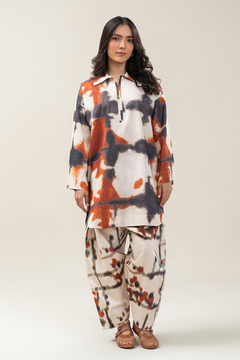 2 PIECE PRINTED MISSOURI SUIT (PRET)