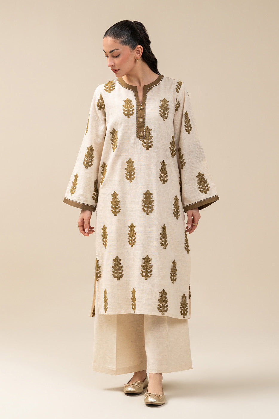 2 PIECE BASIC VELVET KHADDAR SUIT (PRET)