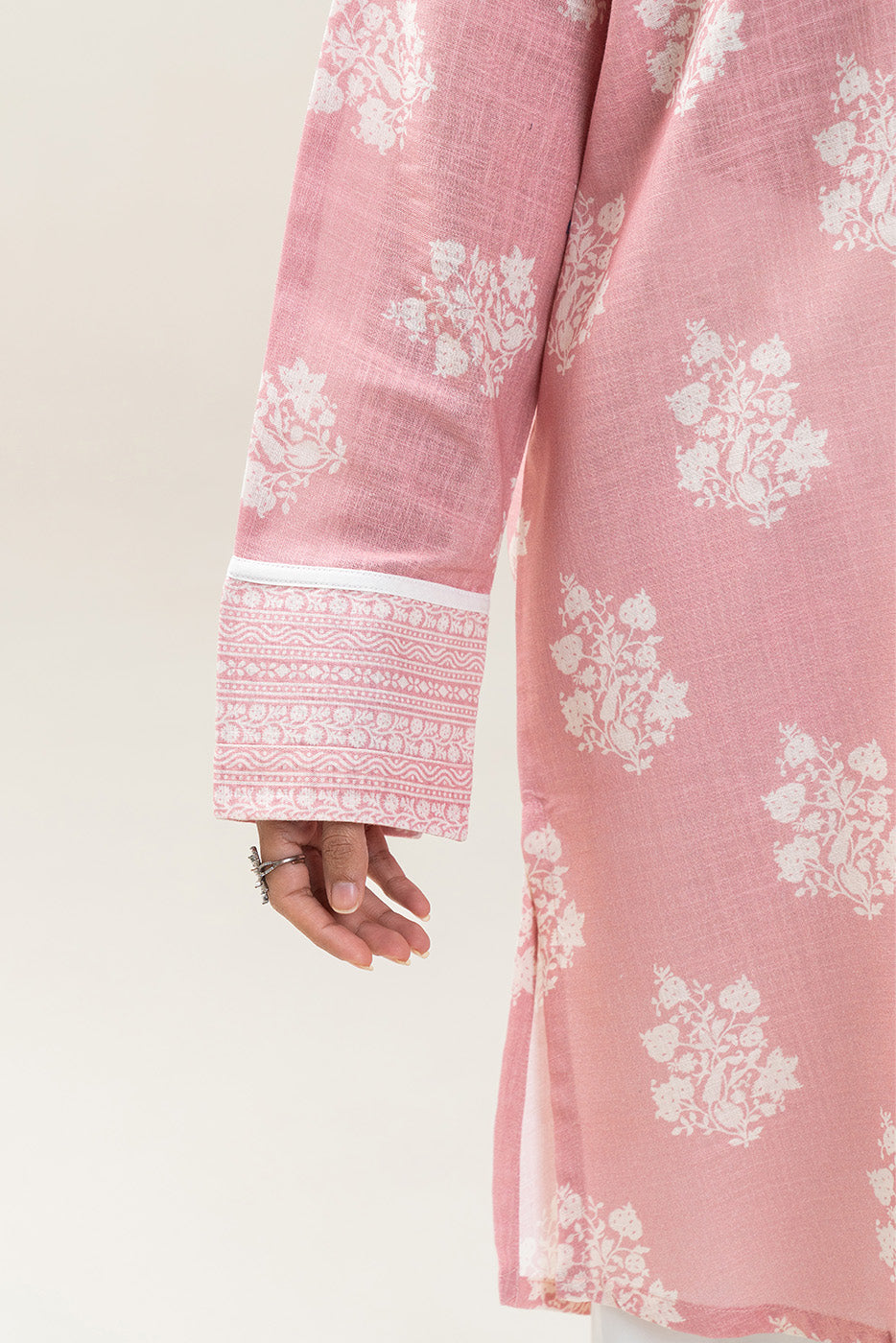 PRINTED KHADDAR SHIRT (PRET)