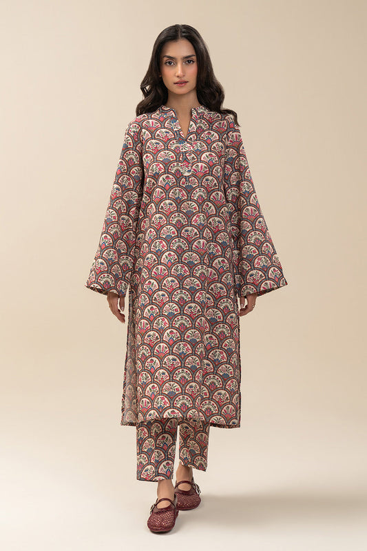 2 PIECE PRINTED KHADDAR SUIT (PRET)