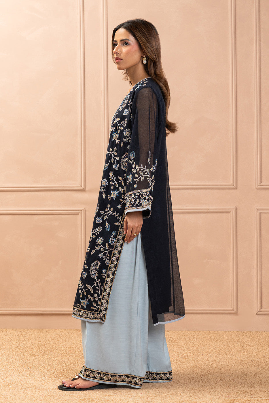 EMBROIDERED JACQUARD SHIRT (LUXURY PRET)