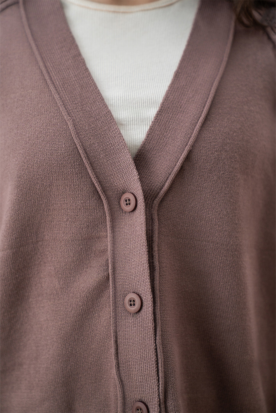 CROPPED RAGLAN CARDIGAN