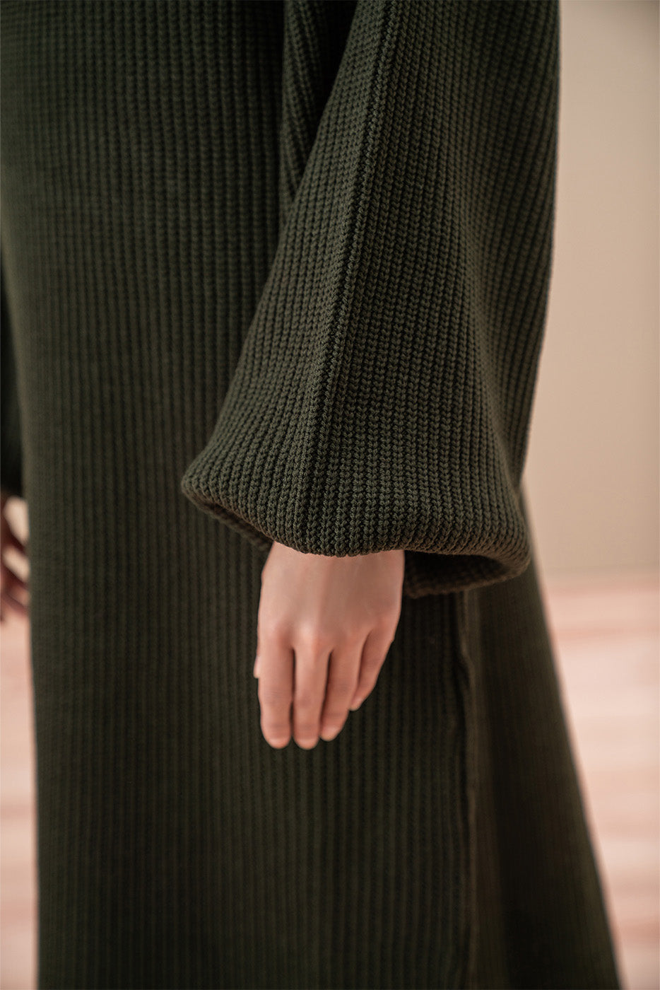 BALLOON SLEEVES DRESS