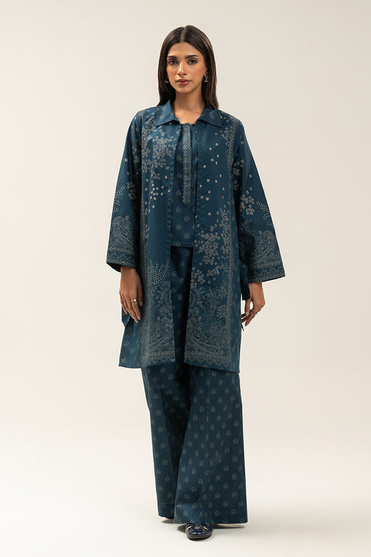 2 PIECE PRINTED LINEN SUIT-FIRST LIGHT (UNSTITCHED)