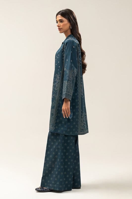 2 PIECE PRINTED LINEN SUIT-FIRST LIGHT (UNSTITCHED)